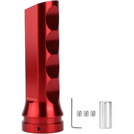 Universelle Handbremsmanschette – Ergonomische Abdeckung aus rotem Aluminium