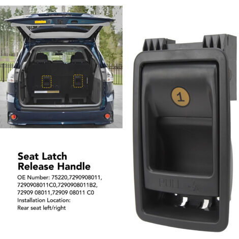 Klappsitz-Entriegelungsgriff 7290908011C0 Grau Ergonomisch Für Sienna 3. Sitzreihe (1/5)