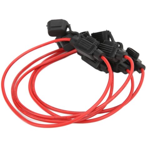 30A 12V Wasserdichter Sicherungshalter, 5 Stück – Packung mit 5 robusten, herausnehmbaren und wasserdichten Inline-Sicherungshaltern für Fahrzeuge