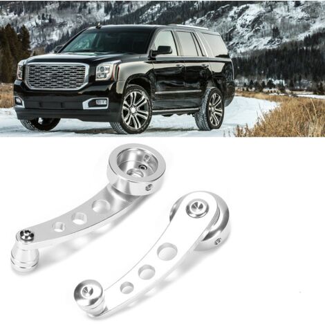 [Fensterkurbel] Silbernes CNC-Aluminium-Kit für Chevy/GM-Fahrzeuge, 3 Zoll (1/5)