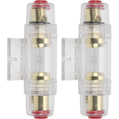 Audiokabel-Sicherungshalter AGU 2 Stück mit 2 Sicherungen 60A/80A für 4-8 AWG Kabel (1/5)