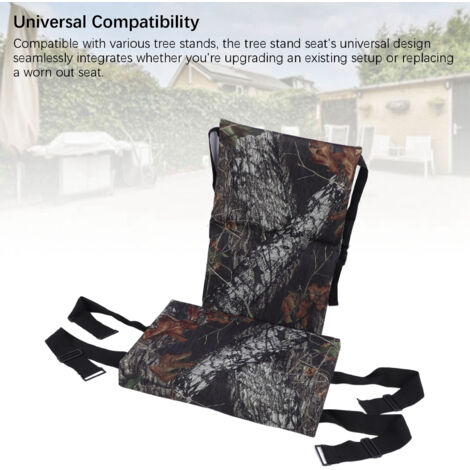 Ersatz-Campingstuhl mit abnehmbarem und verstellbarem 600D Oxford-Kissen im Camouflage-Stil