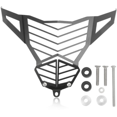Motorrad-Scheinwerfergitter – Schwarze Eisen-Schutzabdeckung für CRF300L/CRF250L 2021–2022 – Inklusive Montagesatz (1/5)
