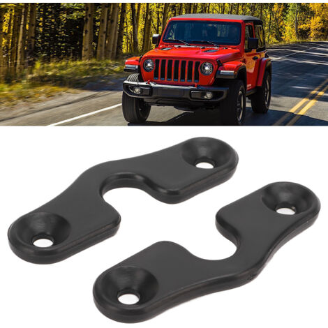Sonnenblendenhalterung mit Clips und ABS-Befestigungselementen für Jeep Wrangler JL ab Baujahr 2018 – 2 Stück