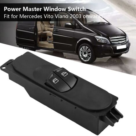 Hochwertiger elektrischer Fensterheber-Hauptschalter für Mercedes Vito/Viano (6395451513) – Schwarz, einfache Montage (1/5)