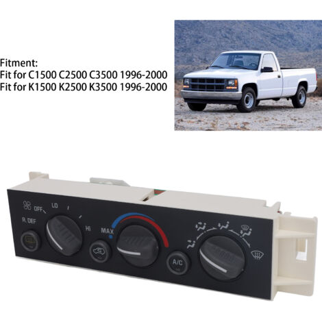 Klimasteuerungsmodul mit Ausbau der Heckscheibe - 599-006 - Kompatibel mit Chevrolet C1500 C2500 C3500 1996-2000