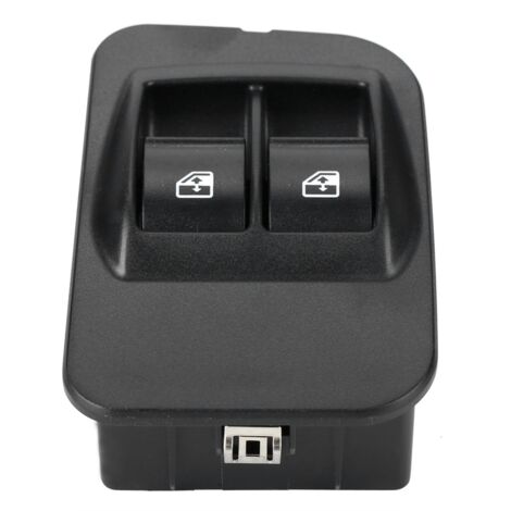 Elektrischer Fensterheberschalter für Peugeot Bipper Modell 6490.G8 - Schwarzes ABS (1/5)