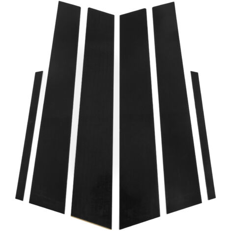 Seitenfensterabdeckungen in Hochglanzschwarz für Honda Civic Limousine, 8. Generation (2006–2011) – 6 Stück (1/5)