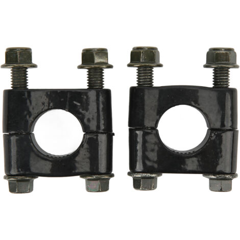 22-mm-Lenkerklemmung, Motorrad-Lenkerklemmung, Einloch-Design, 6063 T6 Aluminium, 2-teiliges Set (1/5)