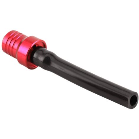 Belüftungsschlauch mit Verschlusskappe für den Kraftstofftank von Offroad-Motorrädern und Dirtbikes, rot, Metall + Kunststoff, 24 mm, kompatibel mit ATC70K/ATC125M/ATC185S