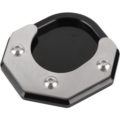 Motorrad-Fußrastenverbreiterungssatz – Eloxiertes Aluminium, 75 x 73 x 10 mm, silber – Yamaha Tricker, Serow 250, WR250R/X, XT250X (1/5)