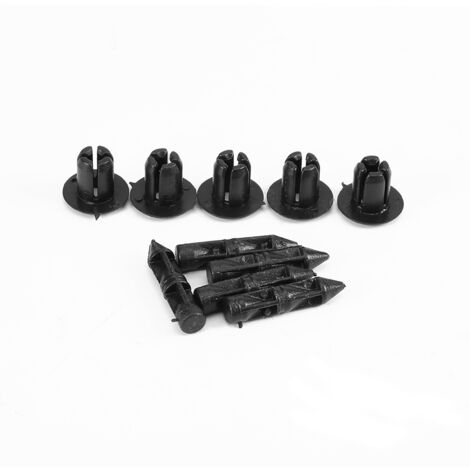 100 Stück 6 mm Niet-Kunststoff-Befestigungsclips für Honda Yamaha Suzuki Motorradverkleidungen (1/5)