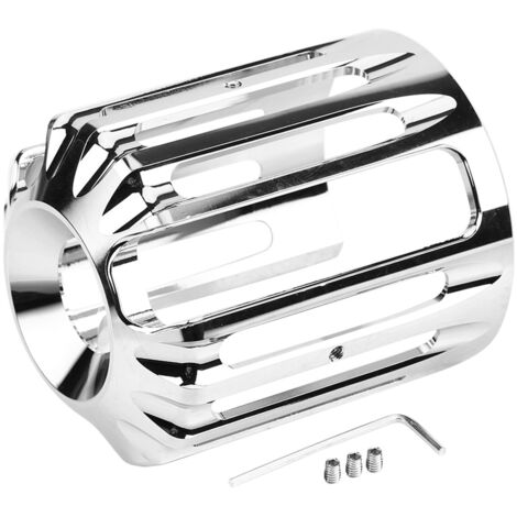 CNC-gefräster Ölfilterdeckel für Motorräder – Passend für alle Modelle – Verchromte Aluminiumlegierung