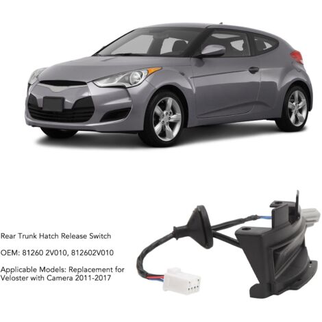 Heckklappenentriegelungsschalter 812602V010 für Hyundai Veloster (2011–2017) mit Kamera (1/5)