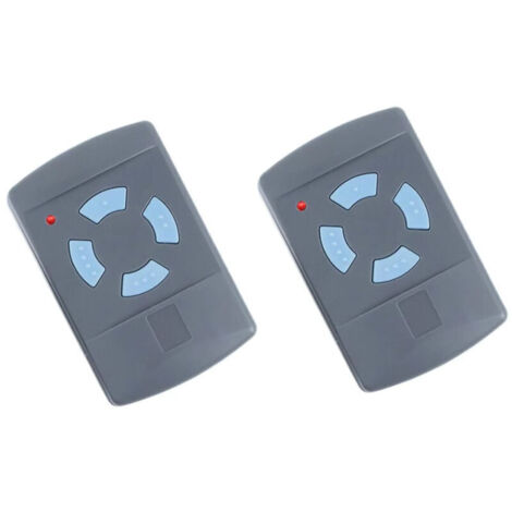 Control remoto para puerta de garaje Sdre HSM4 de 868 MHz, azul, de 4 botones, paquete de 2, compatible con Hormann Tubauto. (1/5)