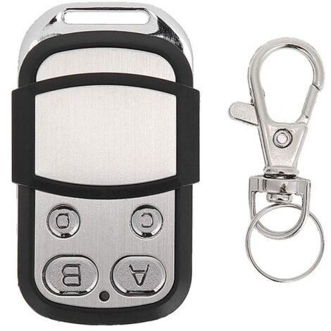 Mando a distancia para puerta de garaje MyHouse TX4, compatible con MyHouse GTX4 TX3, 4 botones, ABS cromado negro. (1/5)