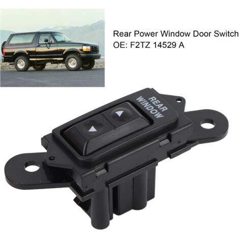 Interruptor de elevalunas eléctrico trasero para Bronco 1992-1996 - F2TZ 14529 A - Funcionamiento suave en plástico ABS duradero (1/5)