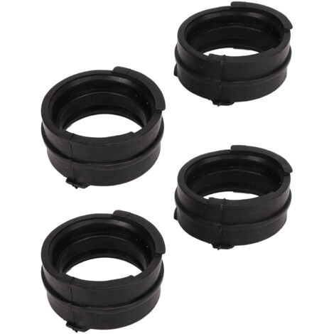[Kit de juntas para carburador] 4 juntas de goma negras para Honda VTR250 VT250 MC20 VT250F VTZ250 Magna, repuesto para las mangueras del colector de admisión. (1/5)