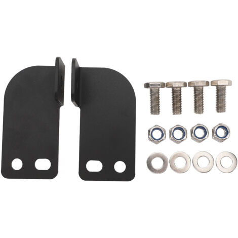 Soporte para barra de luces LED para jaula antivuelco - Soporte para focos y luces de trabajo - Para Polaris Ranger 570/800/900/1000 Crew - Fácil instalación - Recubrimiento de polvo negro (1/5)