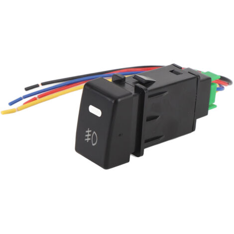 Interruptor pulsador de 4 polos y 12 V con iluminación LED para ISUZU MU-X - ABS, faros antiniebla, montaje en panel, cableado incluido (1/5)