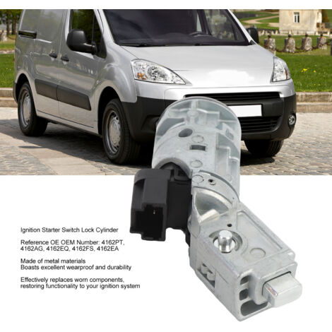 Cilindro de encendido con 2 llaves 4162AG para Peugeot Partner II 2008-2018