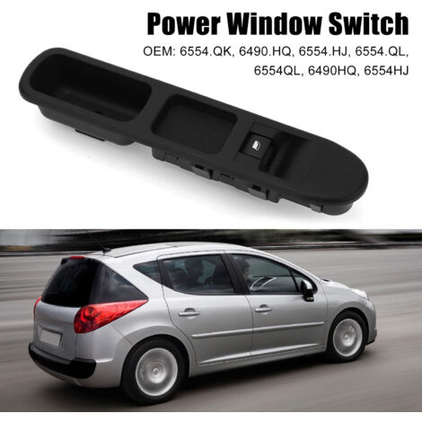 Interruptor de elevalunas eléctrico 6554.HJ para Peugeot 207, CC, SW, Van - Control de elevalunas rápido y sensible (1/5)