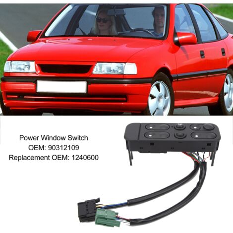 Interruptor principal de elevalunas eléctrico para Vectra (1988-1995) - OEM 90312109 / 1240600 (1/5)