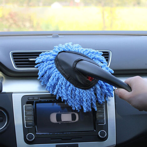Fregona ergonómica de microfibra para encerar coches: potente, absorbente y resistente a los arañazos.