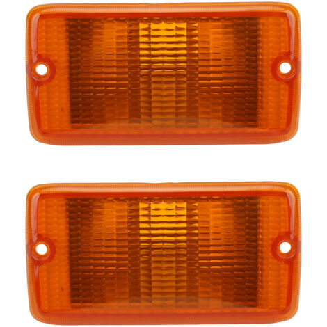 Cubierta de intermitente ABS para Jeep Wrangler TJ 2001-2006 (juego de 2 piezas) - Compatible con 55156488AB (1/5)
