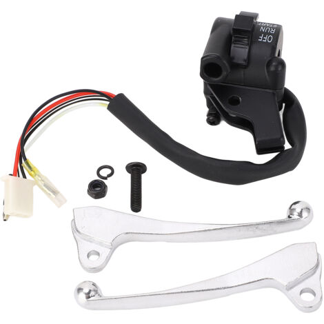 Puño del acelerador para motocicleta, kit para moto de cross, accesorio para motocicleta PW50 PY50 PEEWEE 50 con control de freno e interruptor de arranque. (1/5)