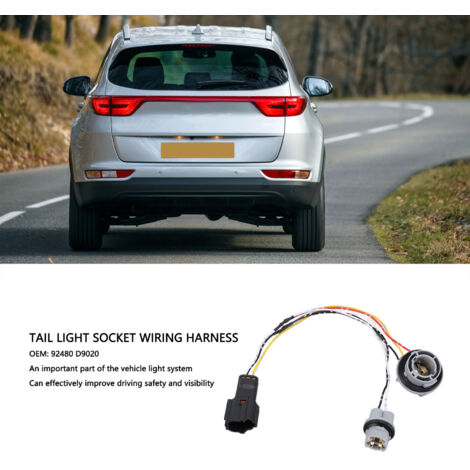 Cableado para el portalámparas trasero del Kia Sportage 92480-D9020 2016-2019 Fácil instalación (1/5)