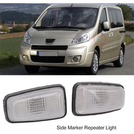 Intermitente lateral delantero para Peugeot Expert 1994-2003 - Juego de 2 luces de aleta (1/5)