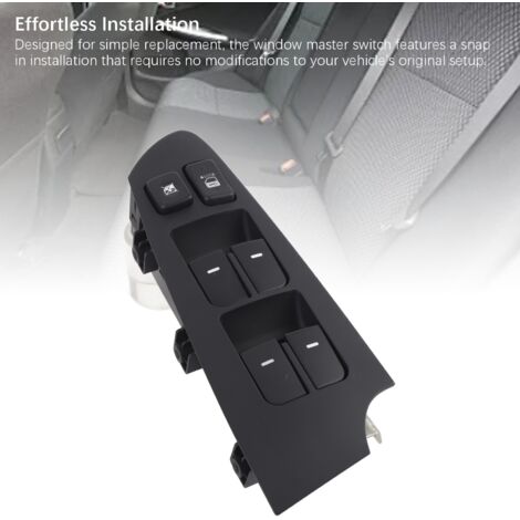 Interruptor de elevalunas del lado del conductor de repuesto para Ford Forte Cerato 2009-2013 (Master 93570-1M100WK) - Compatibilidad garantizada (1/5)