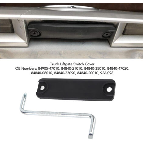 Cubierta del botón de apertura del maletero [4 piezas] para Lexus RX330 RX350 GS450h