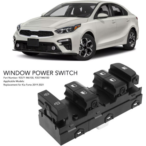 Interruptor de elevalunas eléctrico para Kia Forte (2019-2021) - Modelo 93571M6100 con 18 pines (1/5)
