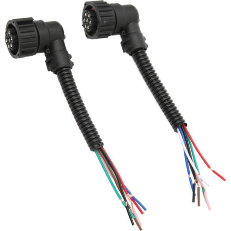 2 mazos de cables para luces traseras para cabina DAF/Nissan NT400 - Conector ABS (1/5)