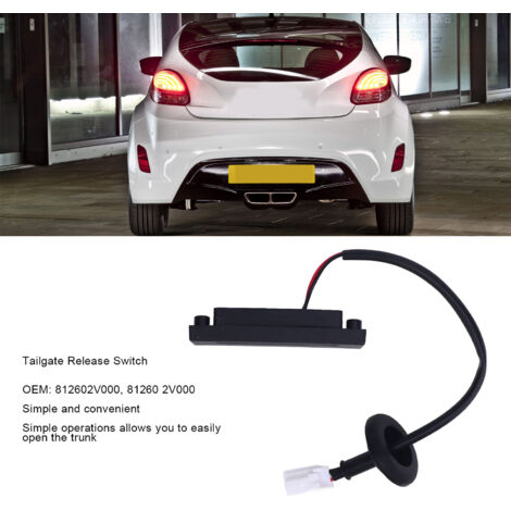 Interruptor de apertura del portón trasero 81260-2V000 para Hyundai Veloster 1.6L 2012-2017 - Botón exterior de alta durabilidad (1/5)