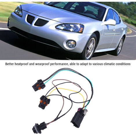 Conjunto de faro delantero 16530756 para Pontiac Grand Prix 2004-2008, preensamblado en plástico resistente. (1/5)