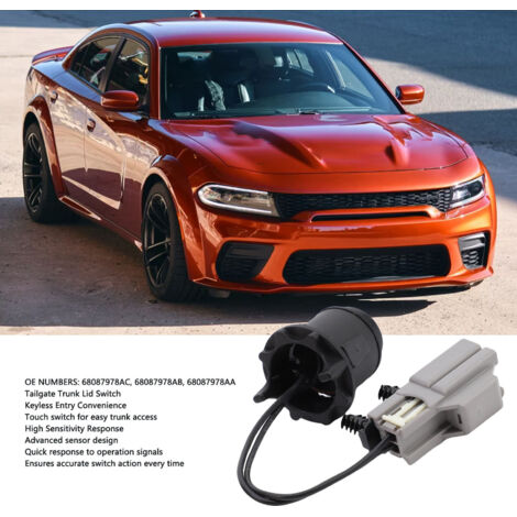 Interruptor del maletero trasero 68087978AC para Dodge 300 2011-2014, interruptor pasivo con sensor sensible para apertura sin llave, instalación directa OEM. (1/5)