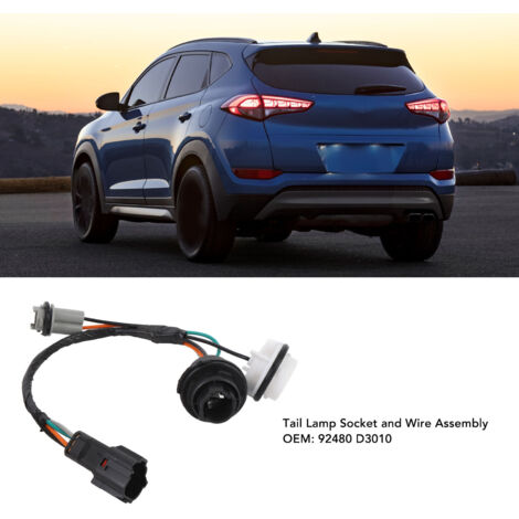 Cableado de luces traseras con conector para Hyundai Tucson (2015-2018) - Cableado de plástico 92480 D3010 (1/5)