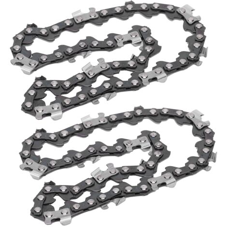 Cadena para motosierra eléctrica inalámbrica de 4 pulgadas, 2 unidades, acero de alta velocidad, 17 cm, repuesto duradero.