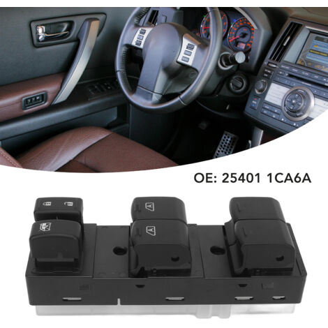 Interruptor de elevalunas eléctrico para Infiniti – Interruptor de control 25401 1CA6A para FX35, FX37, FX50, QX70 (1/5)
