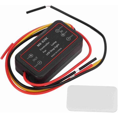 Controlador estroboscópico LED para luces de freno IP65 ABS Módulo 12V-30V MK-029C para camiones y automóviles (1/5)