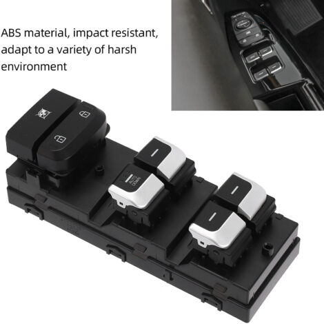 Interruptor de elevalunas eléctrico del lado del conductor 93570 F1200 con ABS para Kia Sportage 2018-2021 (1/5)