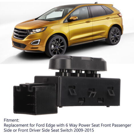 Botón de ajuste eléctrico del asiento ABS OEM 5F9T-14B709-AA para Ford Edge Explorer (1/5)