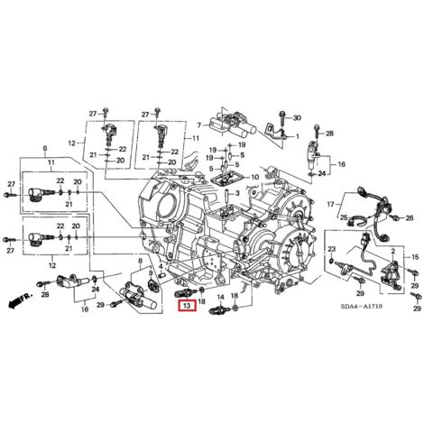 Sensor de presión de aceite de transmisión 28600 RKE 004 / RAY 003, interruptor de presión resistente y duradero, compatible con Honda / Acura. (1/5)