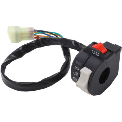 Interruptor de manillar izquierdo para ATV 5FK 83975 11 00 para Banshee 350/YFZ350 2002-2006 con control de faro y luz de freno. (1/5)