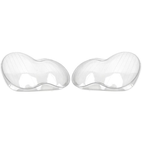 Cubierta transparente de alta visibilidad para faros delanteros de Mercedes-Benz Clase C W203 2001-2007 (1/5)