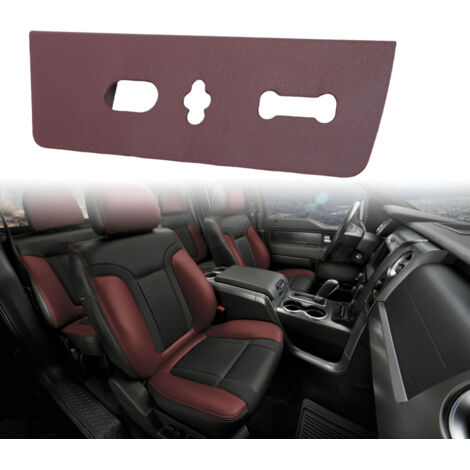 Cubierta del interruptor del asiento del pasajero 9L3Z-14A706 - Panel de carcasa de ABS rojo marrón a prueba de golpes