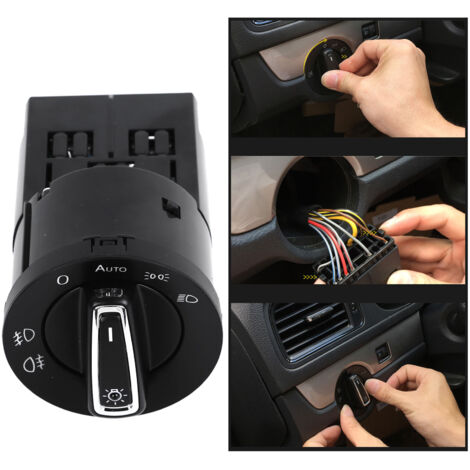 Interruptor automático de faros - Sensor de luz - Compatible con VW Caddy (2004-2011), MK5/MK6, B6 - OEM 18D941431 (1/5)